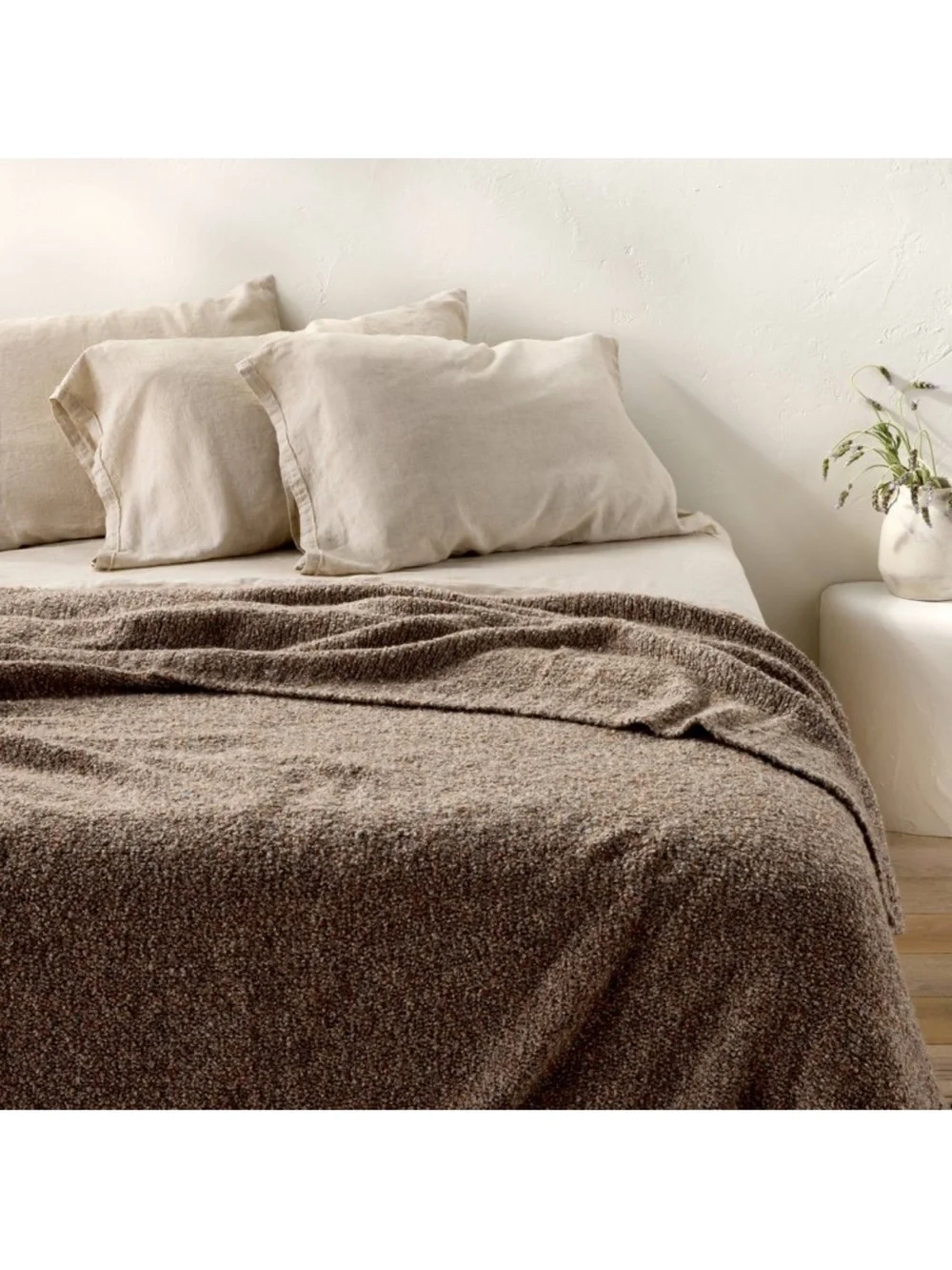 Casaluna King Bouclé Blanket Warm